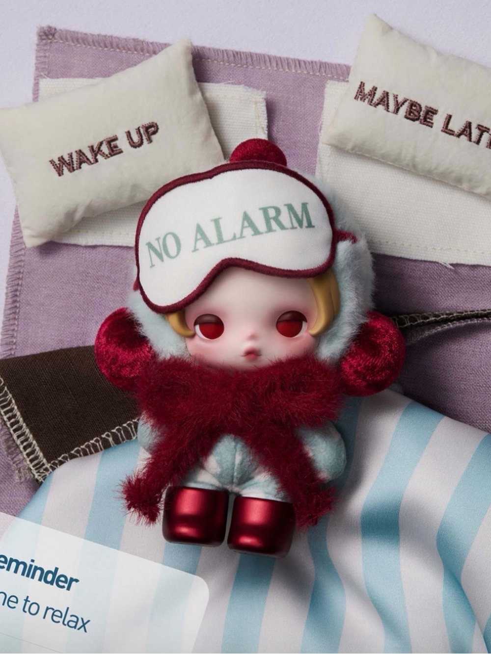 SKULLPANDA Off Mode Series Plush Doll
Pendant - Hit Snooze
